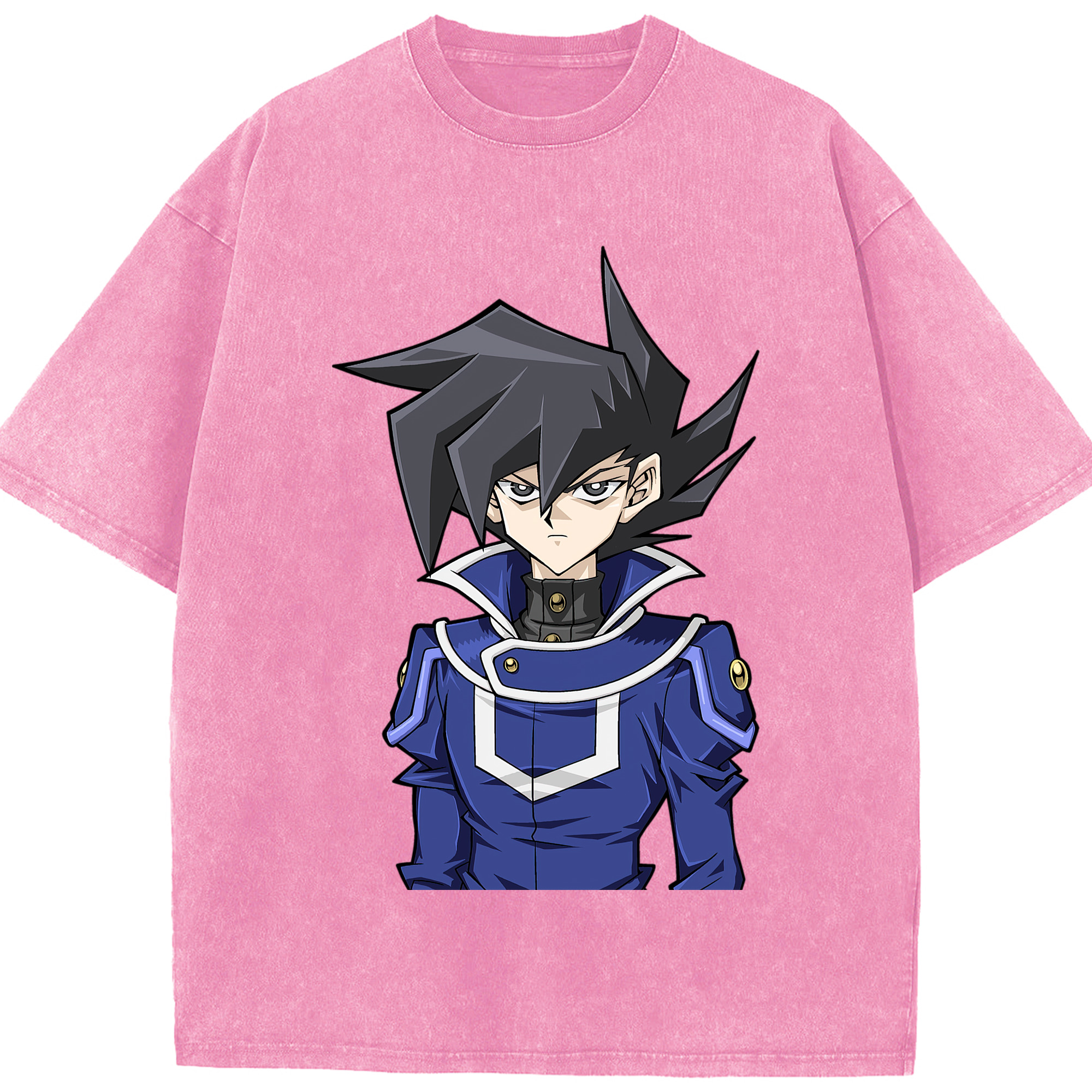 （画像用） 遊☆戯☆王 Yu-Gi-Oh! 綿100% ヴィンテージ風 半袖Tシャツ（フロントプリント）